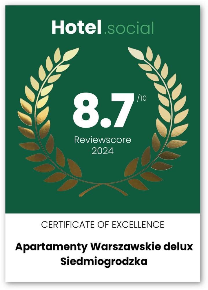 ורשה Apartamenty Warszawskie Delux Siedmiogrodzka מראה חיצוני תמונה